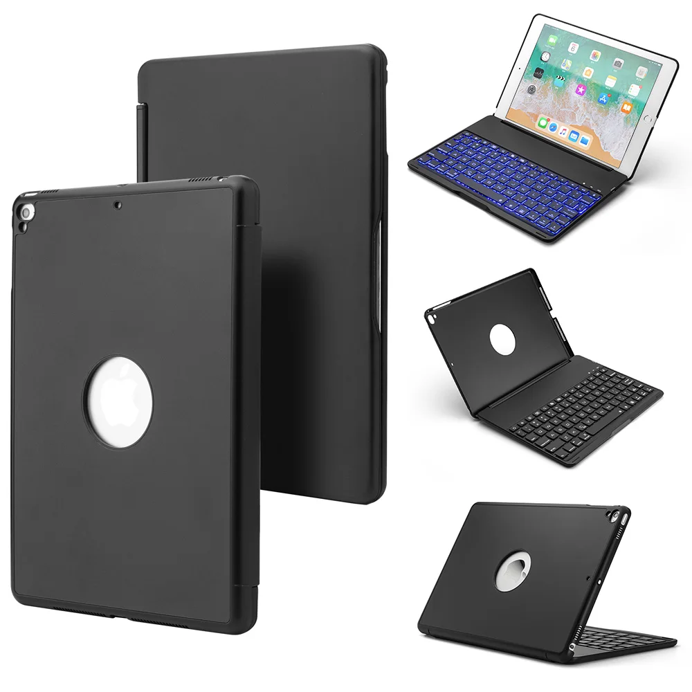 Новинка 2018 чехол для iPad/iPad Pro 2017 беспроводная клавиатура США Смарт сон семь цветов