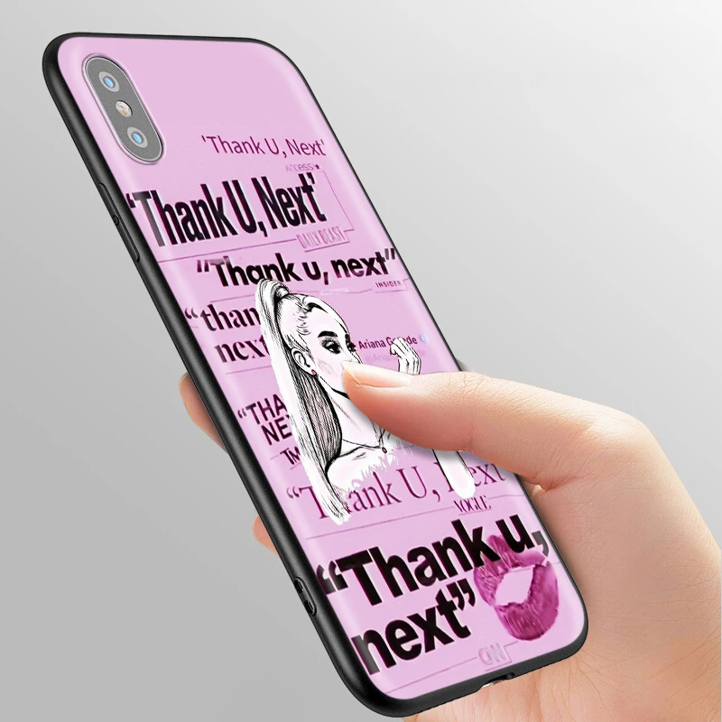 Мягкий силиконовый чехол YIMAOC Thank U Next Ariana Grande для iPhone 12 Mini 11 Pro XS Max XR X 8 7 6 6S Plus 5 5S