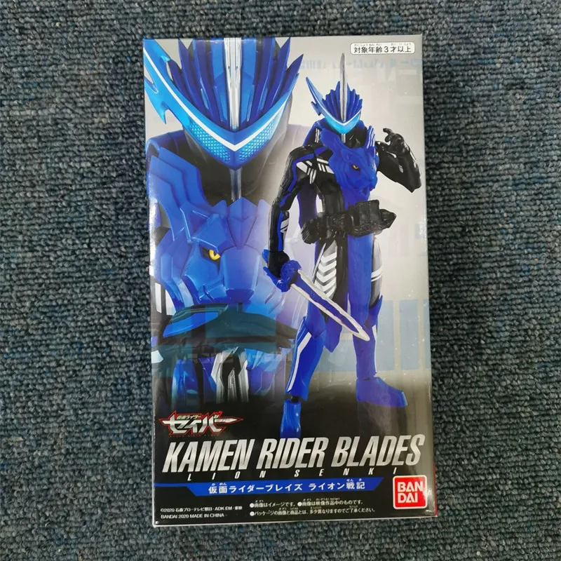 

Оригинальная фигурка Bandai, 18 см, фигурка Райдера Kamen со священным клинком, RKF Kamen Rider Blades, Лев, войны, подвижная модель игрушки Рождество