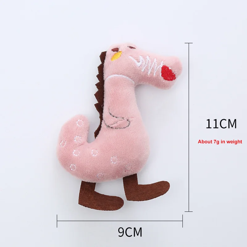 

Cat Toys Embroidery Puppet Toys Funny Interactive Plush Cat Toy Pet Kitten Chewing Vocal Toy Claws Thumb Bite Cat Mint For Cats