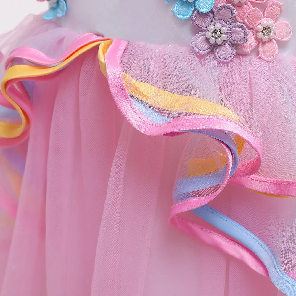 Детское платье-пачка с единорогом на свадьбу и день рождения | Детская одежда