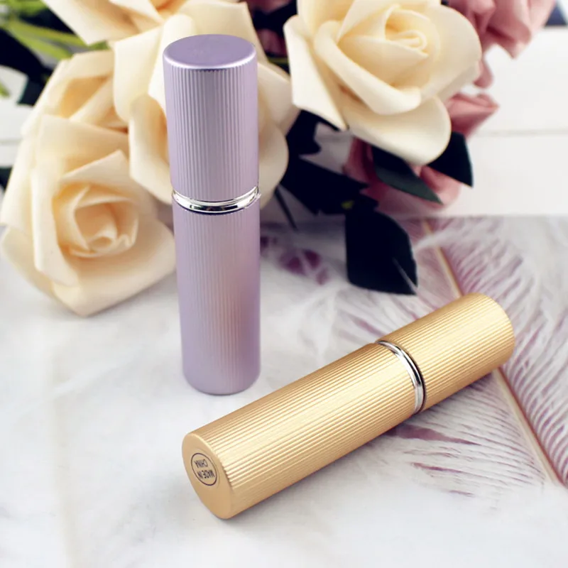 1 шт. 5 мл стеклянные флаконы для духов Пустой Алюминиевый распылитель парфюма
