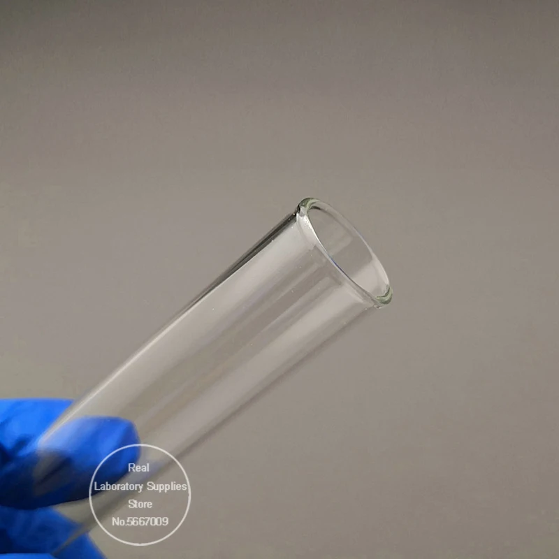 10pcs 20x200mm Flat Bottom Glass Test Tube with Cork Lab Thickened Reagent Reaction Pipes |