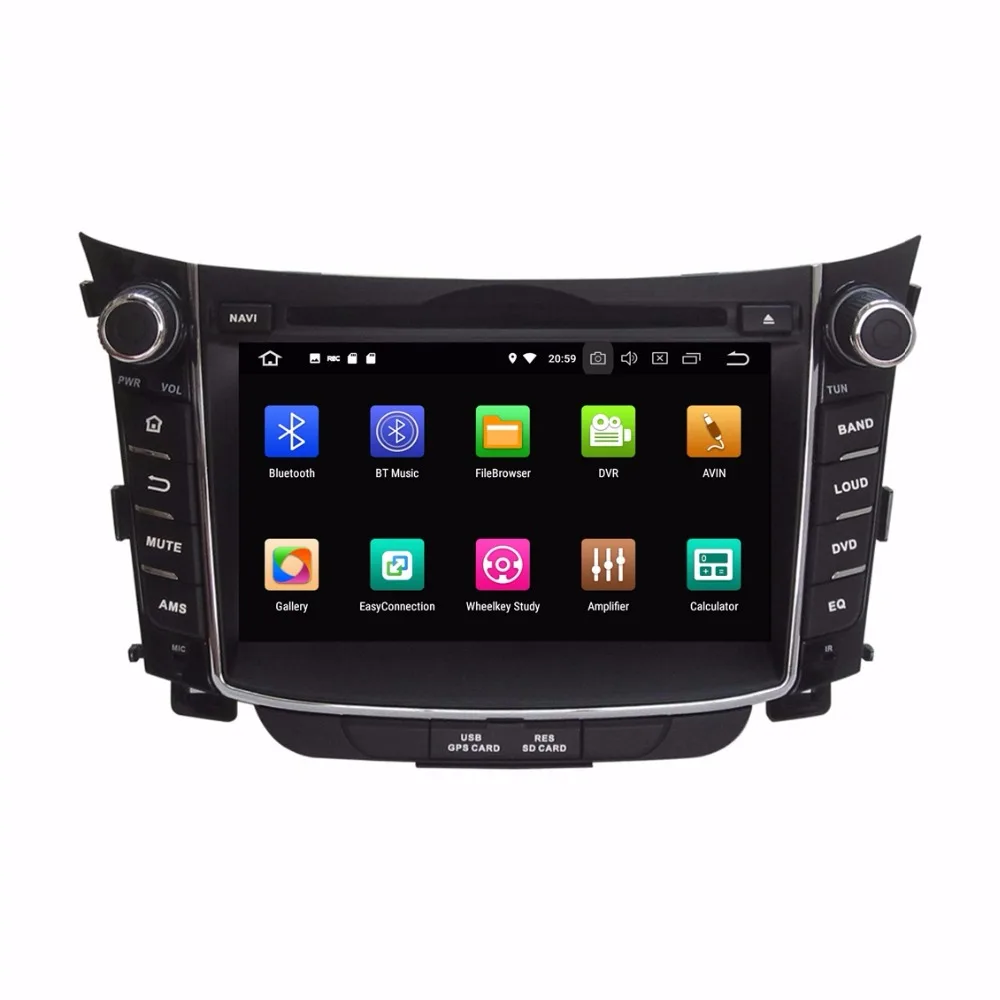 Автомобильный DVD плеер с восьмиядерным процессором 7 дюймов 8 ядер Android 9 0 GPS для