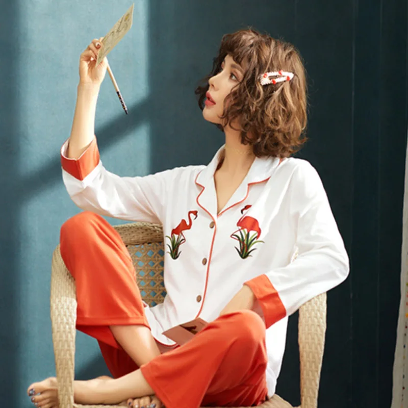 GOGONI пижамный комплект Для женщин плюшевые теплые пикантные осень зима тёплая