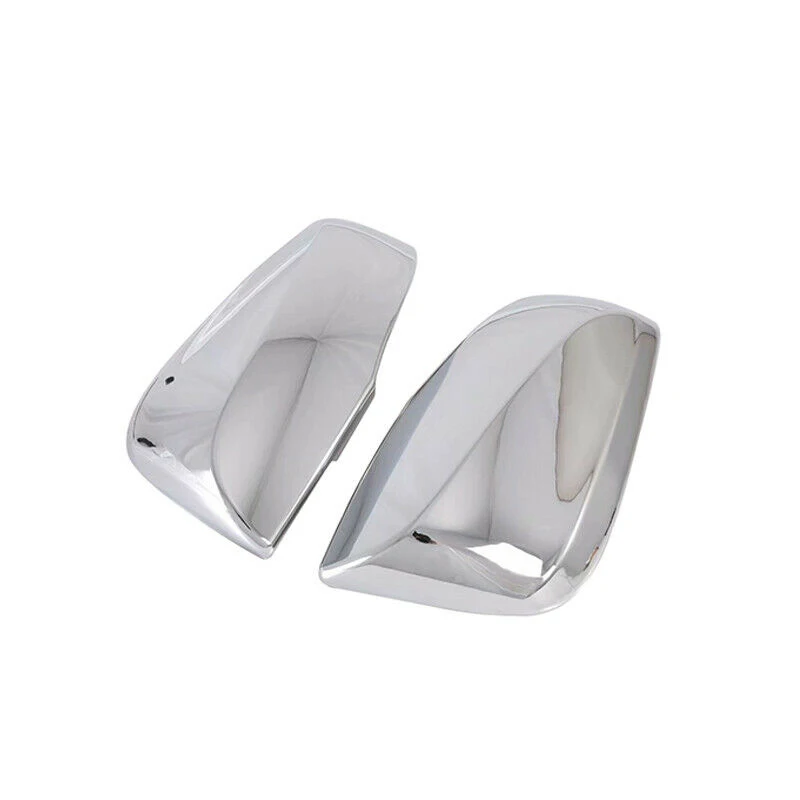 2 шт. Автомобильная Серебристая хромированная боковая крышка зеркала заднего