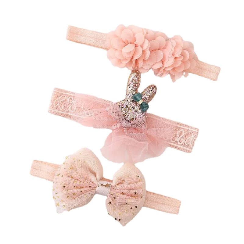 

3Pcs/set Baby Headband Girls Turban Spring Infant Hat Elastic Knot Toddler Newborn Cap Bonnet Headwrap Kids Beanies Hair Band