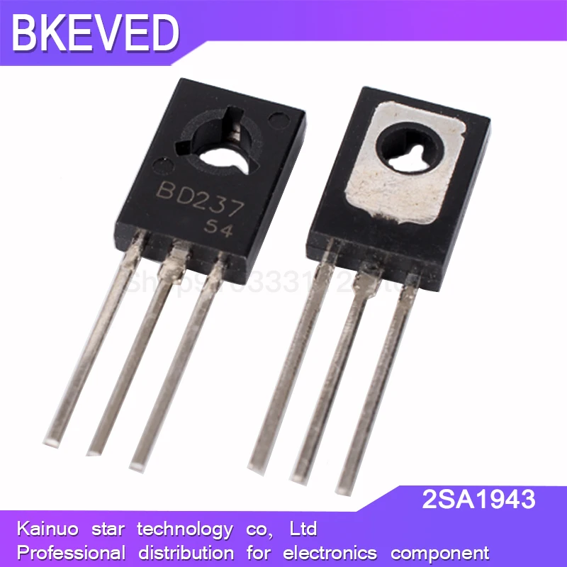 Новый и оригинальный транзистор BD237 BD679 BD680 BD681 BD682 TO-126, 10 шт.
