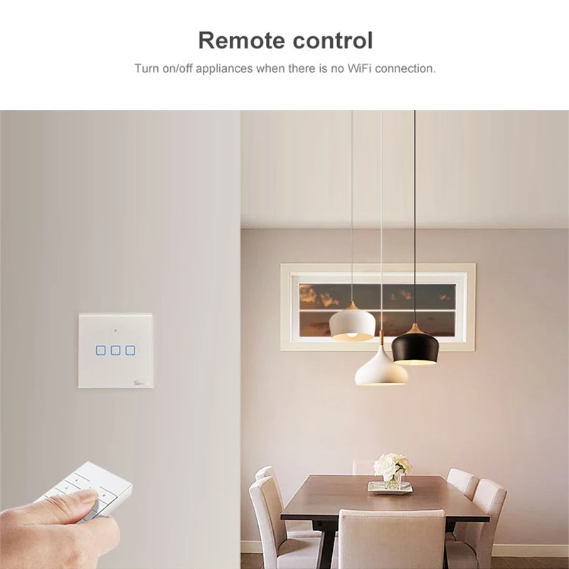 Пульт дистанционного управления SONOFF RM433 с кронштейном для IFan03 D1 4CHProR2 TX Series BASICRFR3 433