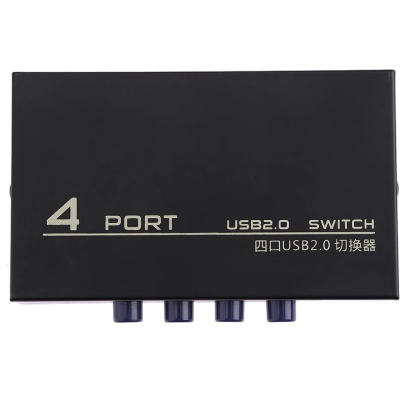 Верхний металлический Usb 2 0 4 порта распределительный переключатель селектор