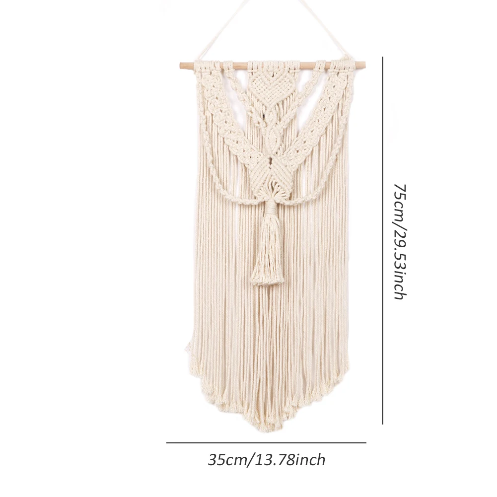 

Bedside Pendant Macrame Wall Hanging Boho Woven Tapestry Bohemian Crafts Room Decoration Gorgeous Tapestry For Home Decor