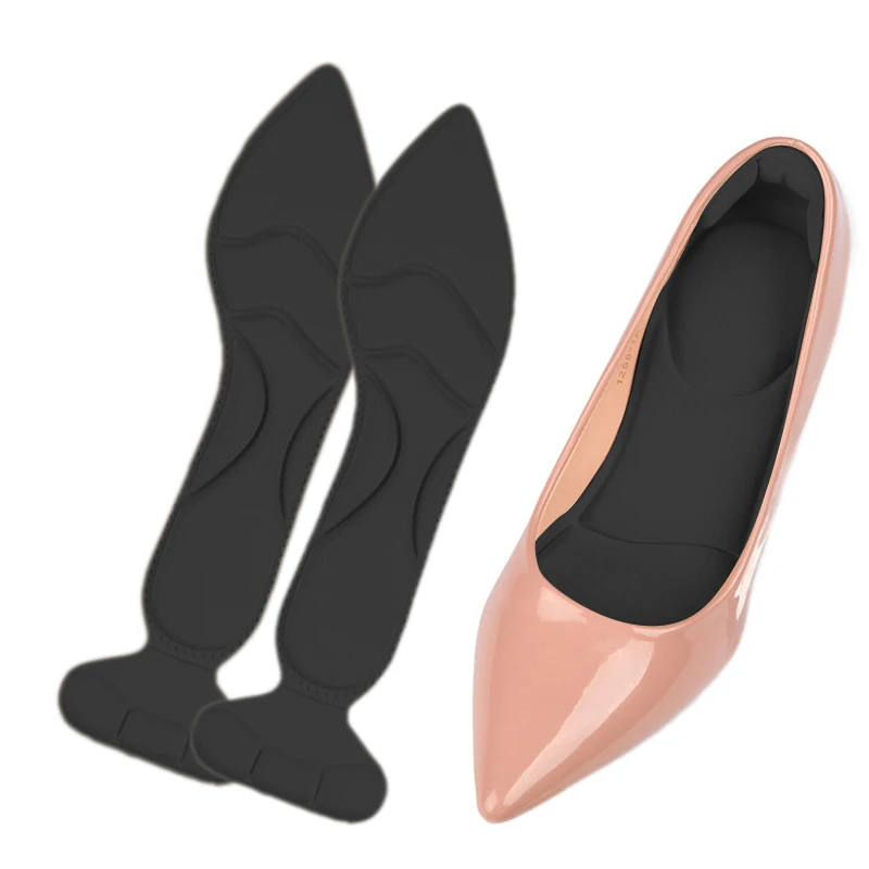 

1 пара вкладышей для стельки, вставки для пятки, задняя часть, дышащие Нескользящие, для обуви на высоком каблуке, портативная Удобная искусс...