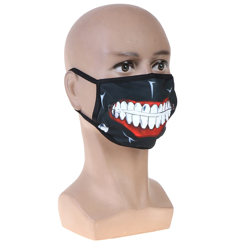 Многоразовые маски для лица унисекс PM2.5 хлопковая маска губ аниме Токийский Гуль