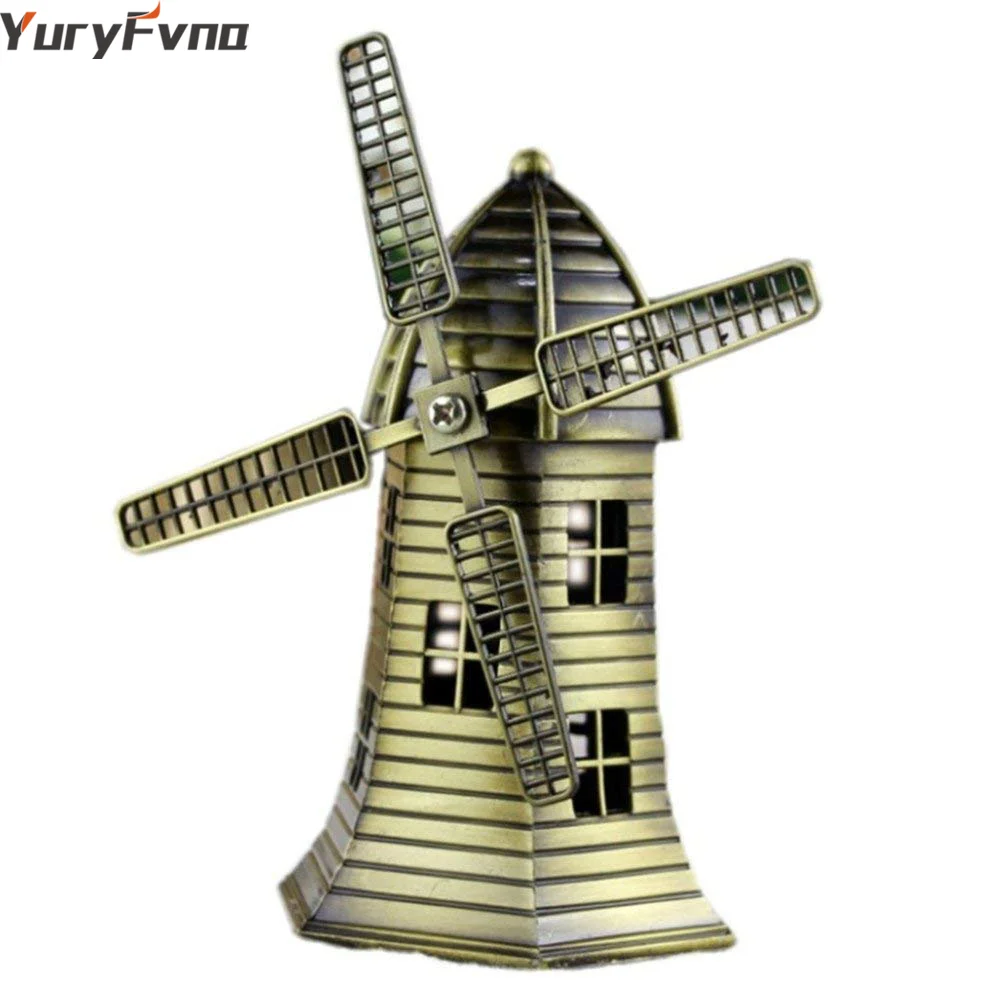 YuryFvna металлическая голландская статуэтка Голландская ветряная мельница статуя