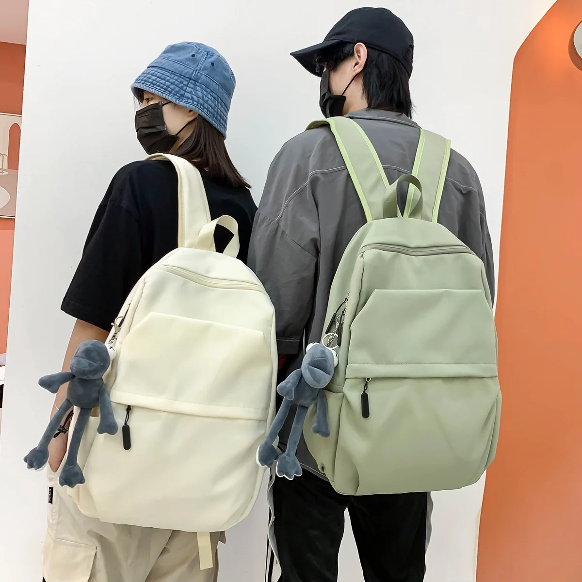 

Fashion Backpack Canvas Women Backpack Anti-theft Shoulder Bag New School Bag For Teenager Girls School Backapck Female