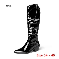 high heel women knee high boots sexy high heels spring autumn woman shoes women long boots big size 34 46