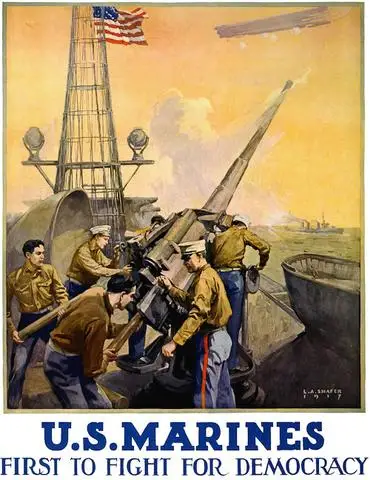 Ралли круглый Флаг Британский союз Джек WWI WW1 пропагандистский постер винтажный