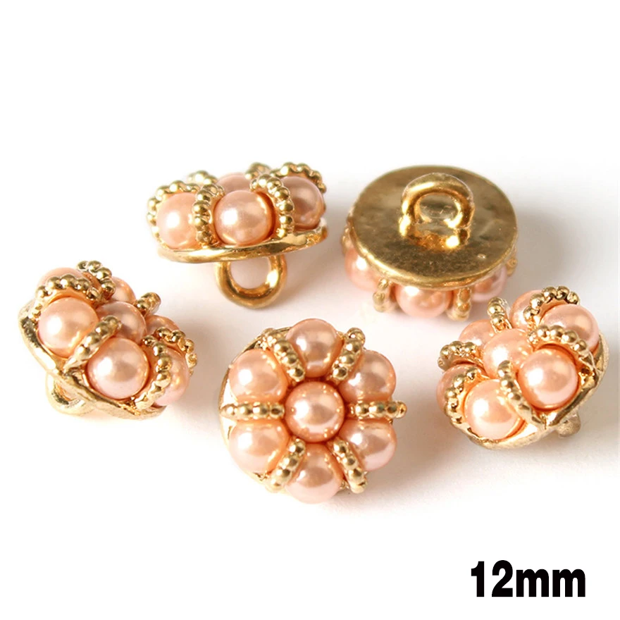 Модные металлические винтажные пуговицы с кабошоном 9 5/10/10 5/11/11 5/12 мм для одежды