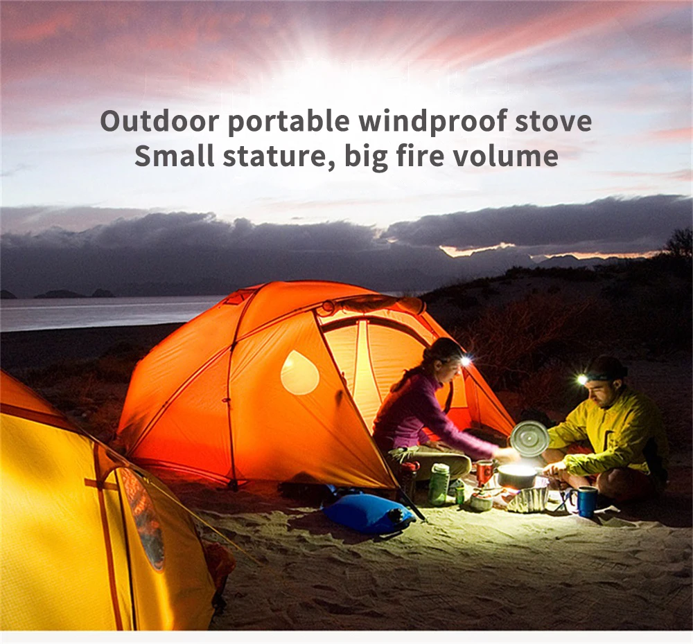 

Gas Stove Camping Outdoor Gas Burner Folding Electronic Stove Lightweight Hiking Portable Foldable Split Stoves 3000W