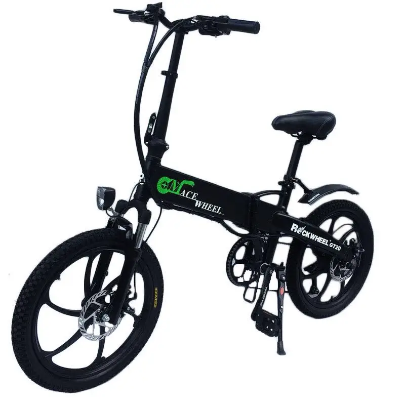 10AH Электрический велосипед 20 дюймов складной микролитражных Rockwheel GT20 cmacewheel - Цвет: 10AH