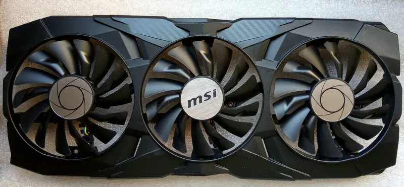 frame with fans Для MSI GTX1080TI 11G DUKE видеоохладитель охлаждающий вентилятор Радиатор - Цвет лезвия: frame with fans