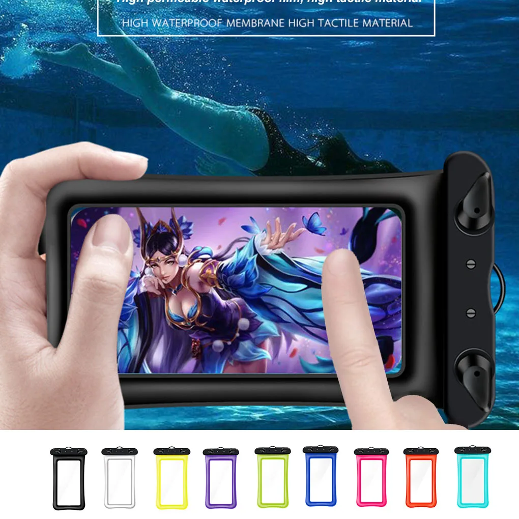 Двухслойная Герметичная сумка для смартфона прозрачный водонепроницаемый чехол