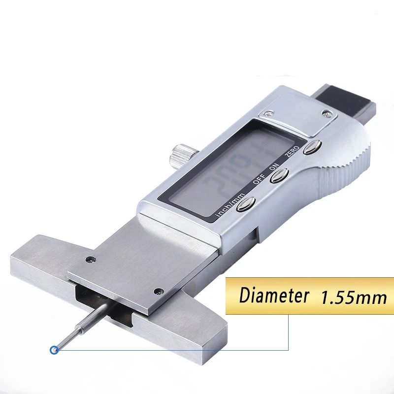 

Stainless Steel Tire Tread Depth Gauge,LCD Digital Tire Tread Depth Gauge Tool with Inch and MM Conversion