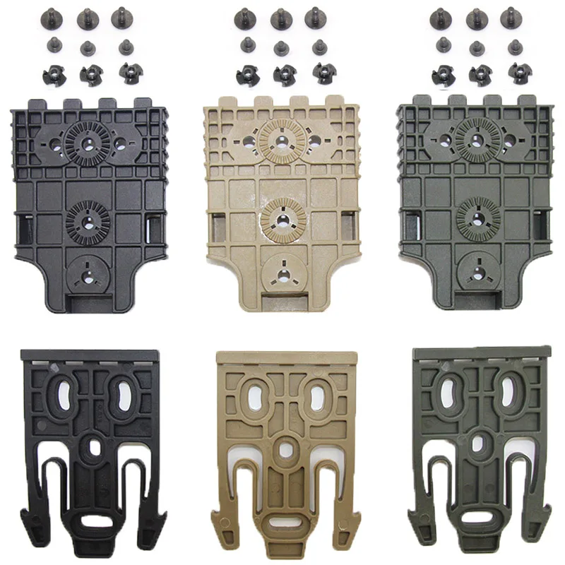 

Tactical Drop Leg Band Strap QLS 19 22 Gun Holster Adapter for Safa Glock 17 Beretta M9 Hunting Pistol Waist Belt Platform