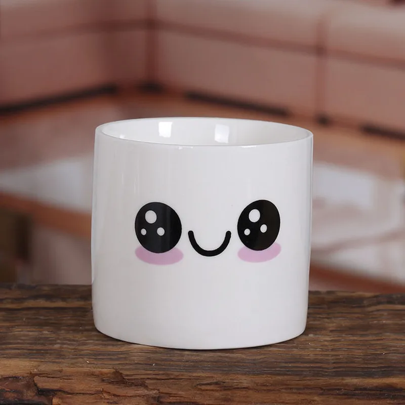 1 шт. креативное украшение для дома керамический цветочный горшок высокое