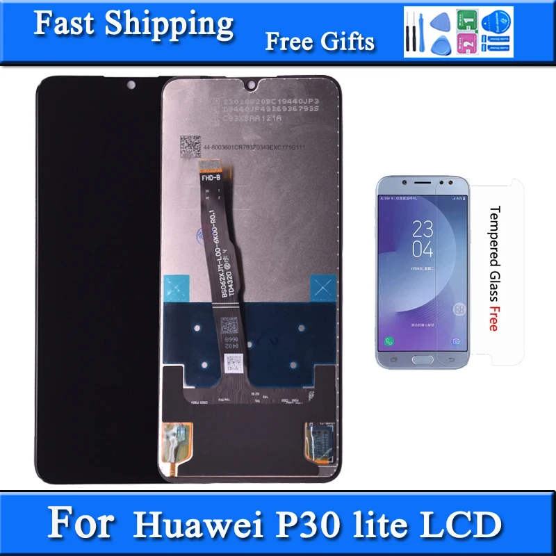 Оригинальный экран для HUAWEI P30 Lite дисплей Nova 4e MAR LX1LX2 AL01MAR LX1A LCD Сенсорная панель в