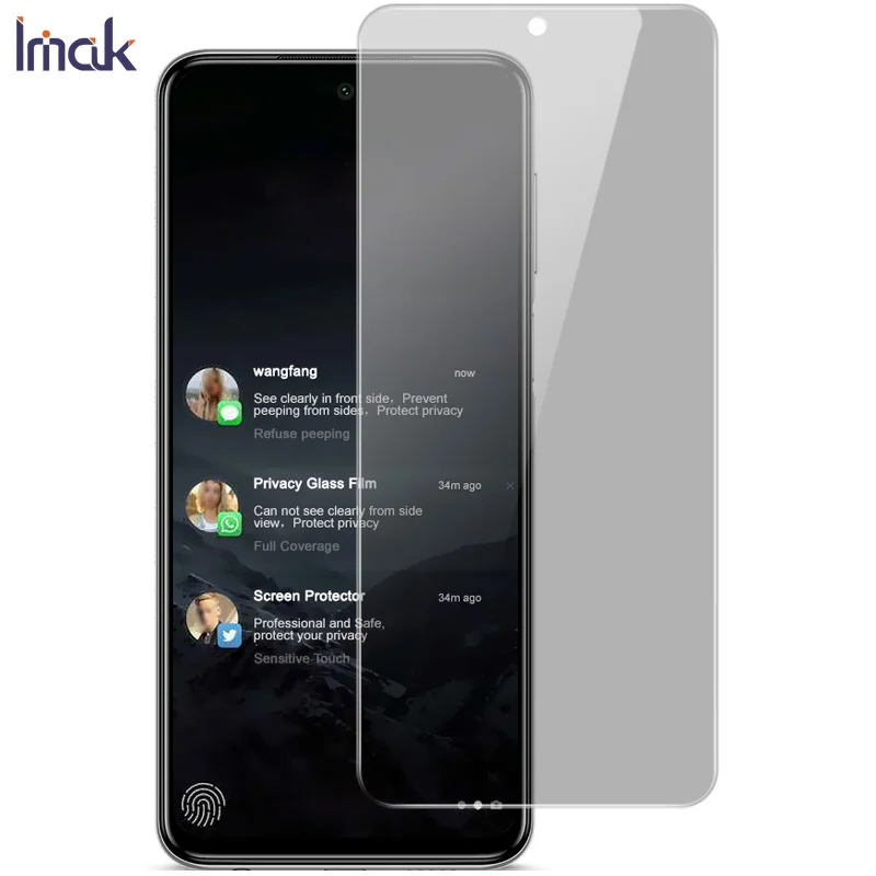 Антибликовое закаленное стекло IMAK Для Xiaomi Redmi Note 9s защитная пленка для экрана