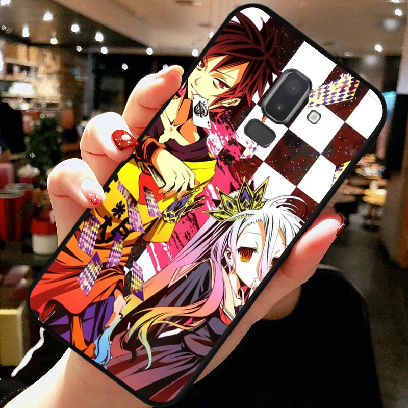 Мягкий чехол No Game Life Anime для Samsung Galaxy J8 J7 Duo J6 J4 Plus Prime 2018 ТПУ силикон |