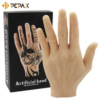 silicone fake tattoo hand practice skin dummy fake tattoo skins supplies for tattoo artists and beginners left tattoo hand