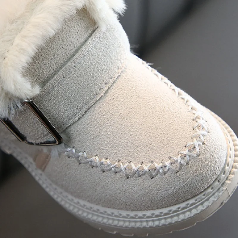 Детские ботинки коллекция 2019 года корейские зимние для девочек до 3 лет детская