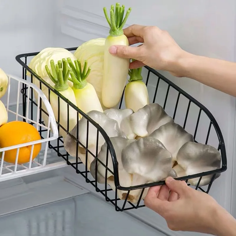 Кухонная корзинка для хранения Пластиковые Многофункциональные вешалки овощей