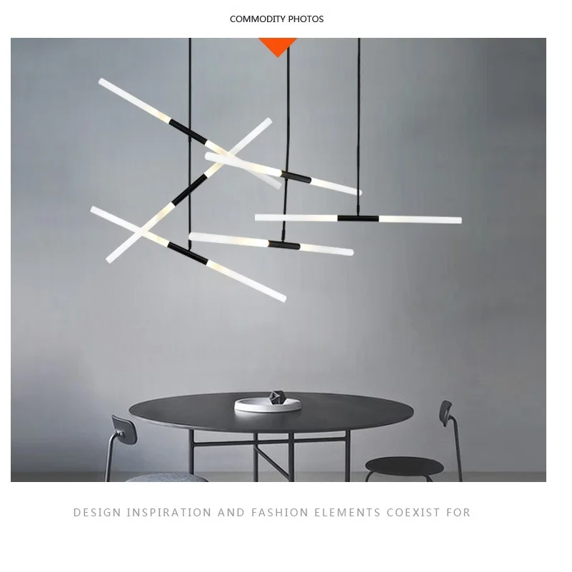 

Modern Gold/Black LED Chandelier lighting Nordic Hanging decration lamps For living room bedroom room Restaurant Pendant lamp