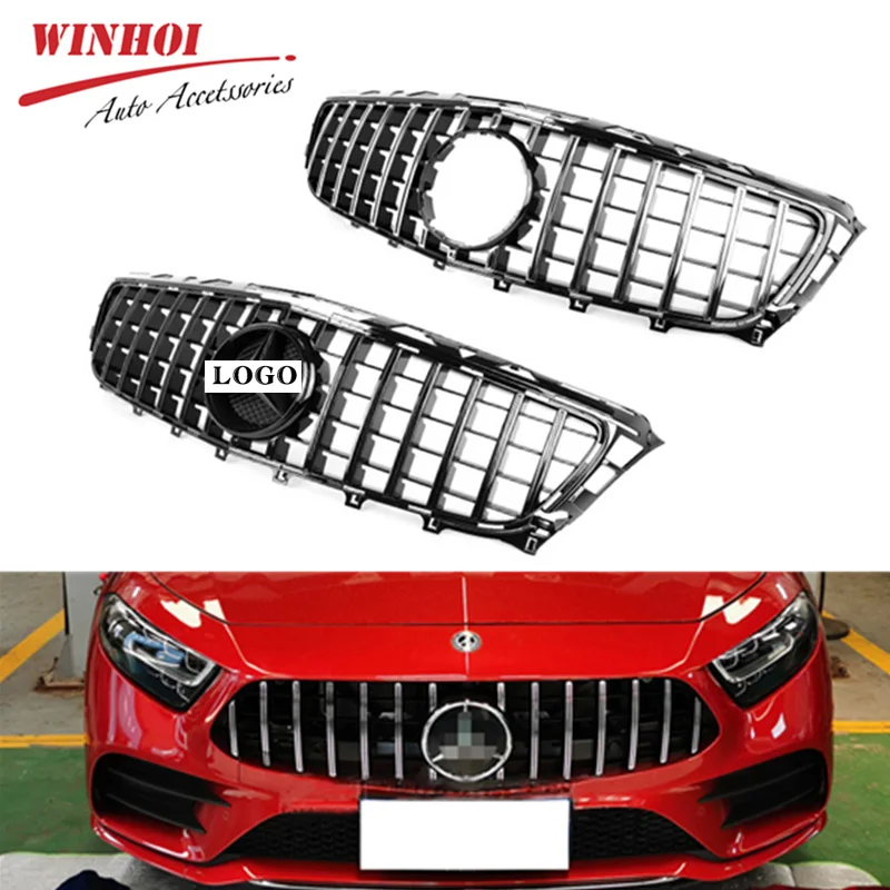 Гоночные грили ABS сетка для гриля автомобиля Mercedes Benz CLS Class GT W218 Сменная переднего
