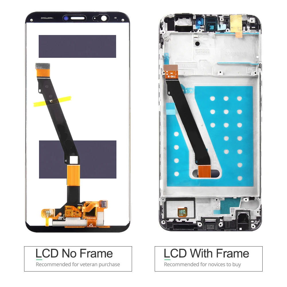 Для Huawei P Смарт ЖК дисплей сенсорный экран дигитайзер сборка для с рамкой рис LX1 L21