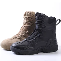 brand men boots tactical military combat boots outdoor hiking climbing hunting shoes light non slip men desert boots ankle boots