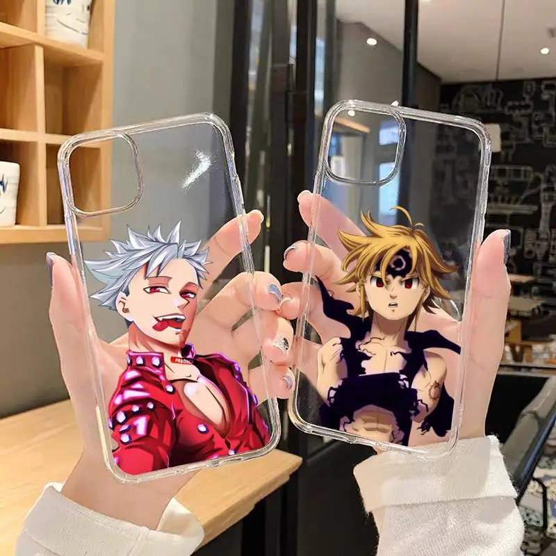 Чехол для телефона с рисунком аниме семь смертных грехов прозрачный мягкий iphone 5