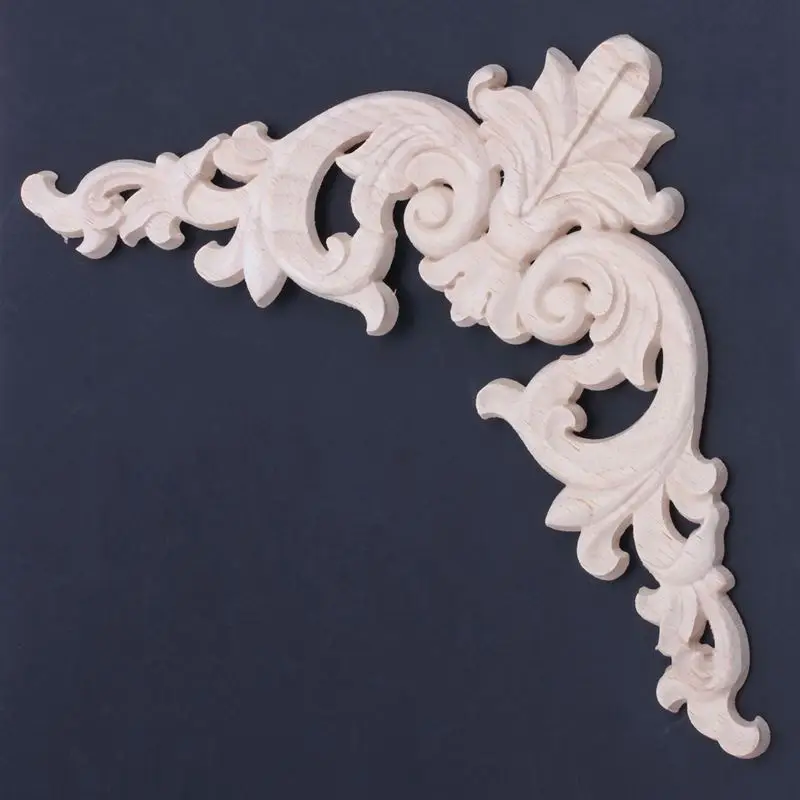 20*20 см резная угловая шкафчик с аппликацией из резины и древесины дуба