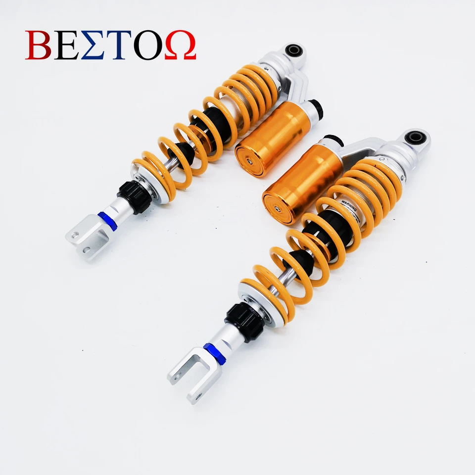 2 Pieces Universal 320mm 340mm 360mm Motorcycle Rear Fork Shock Absorbers Modified Damping Adjustable Fork Rebound Damping shock