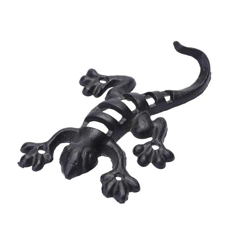 1 шт. креативный крючок геккон причудливый для одежды настенная вешалка Железный