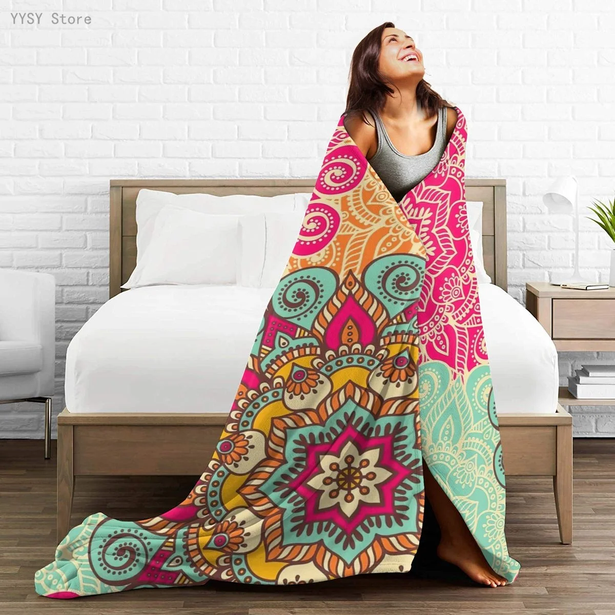 

Hippie (15) Anime printed Ultra-Soft Micro Fleece Blanket flannel throw Sherpa bedspread bedding sofa