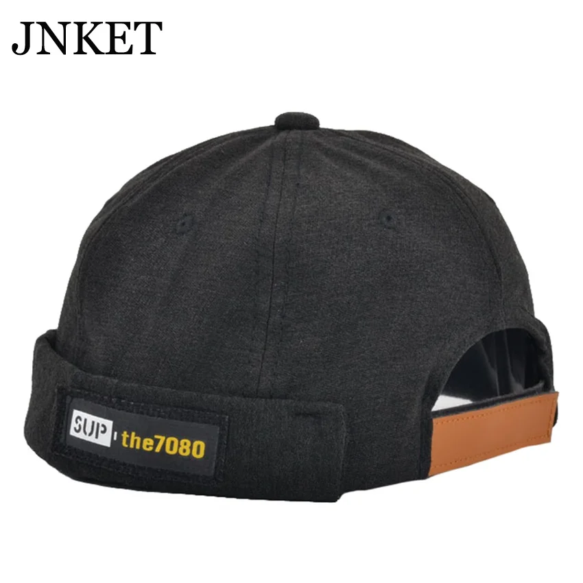 

JNKET New Retro Men Women‘s Skullcap Sailor Cap Beanies Hat Foldable Brimless Hat Outdoor Sport Cap Hip Hop Cap Pumpkin Hat