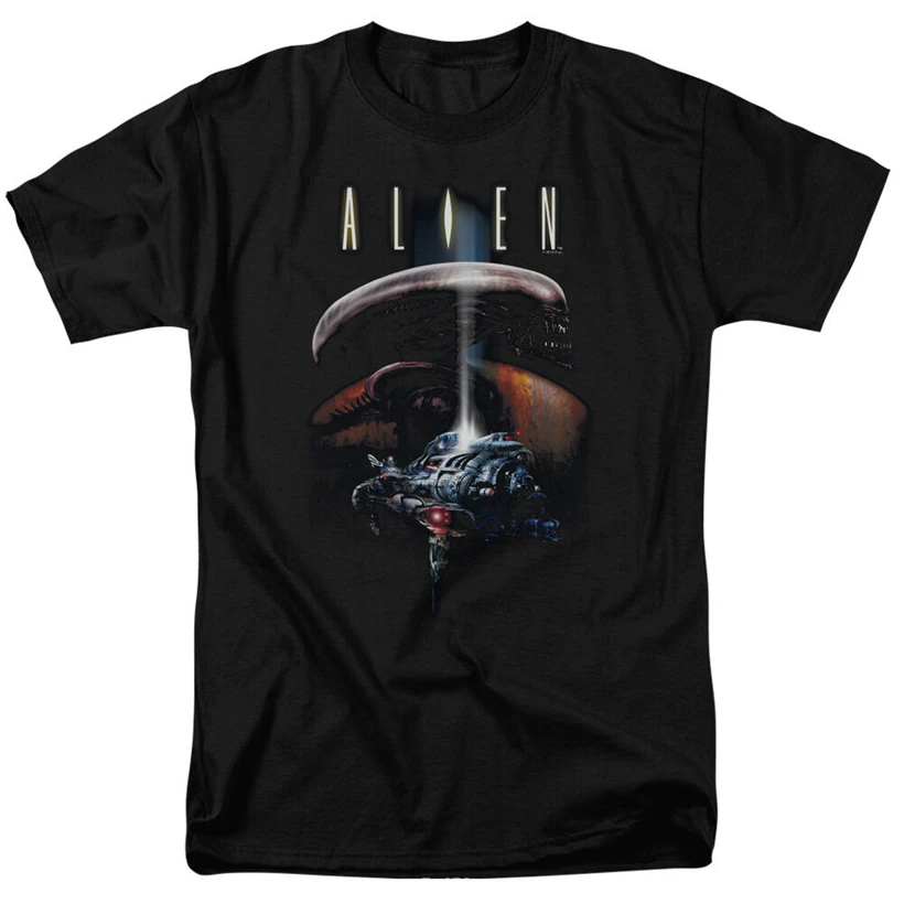 Alien Movie PLANET Лицензированная взрослая футболка всех размеров Классическая с