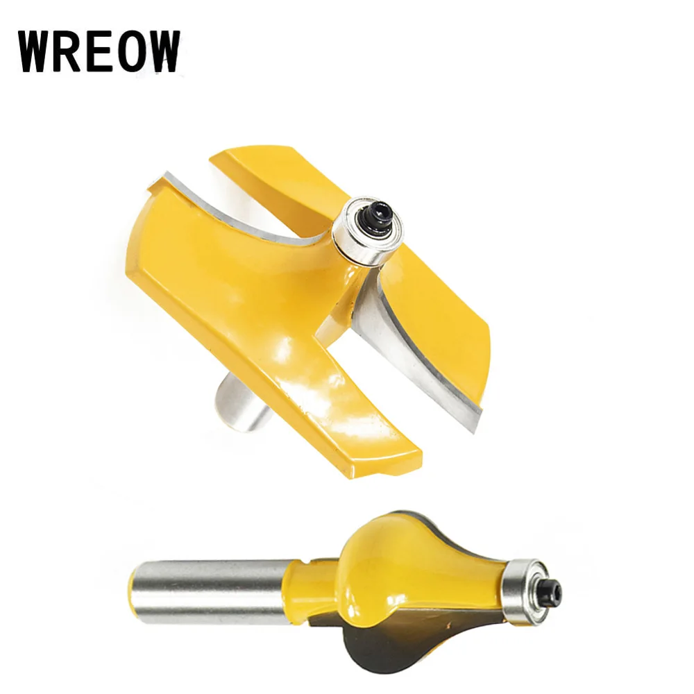 2 шт. хвостовик 1/2 дюйма Фрезерный резак деревообрабатывающий Обрезка сверла