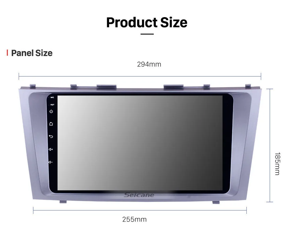 Seicane Android 9,0 для 2007 2008 2009 2010 2011 TOYOTA CAMRY автомобильный мультимедийный плеер " 4-х ядерный радио gps стерео Поддержка DVR