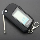 Вертикальный пульт дистанционного управления A93 с пустое лезвие ключа для двусторонней автомобильной сигнализации Starline A93, Складной автомобильный пульт дистанционного управления
