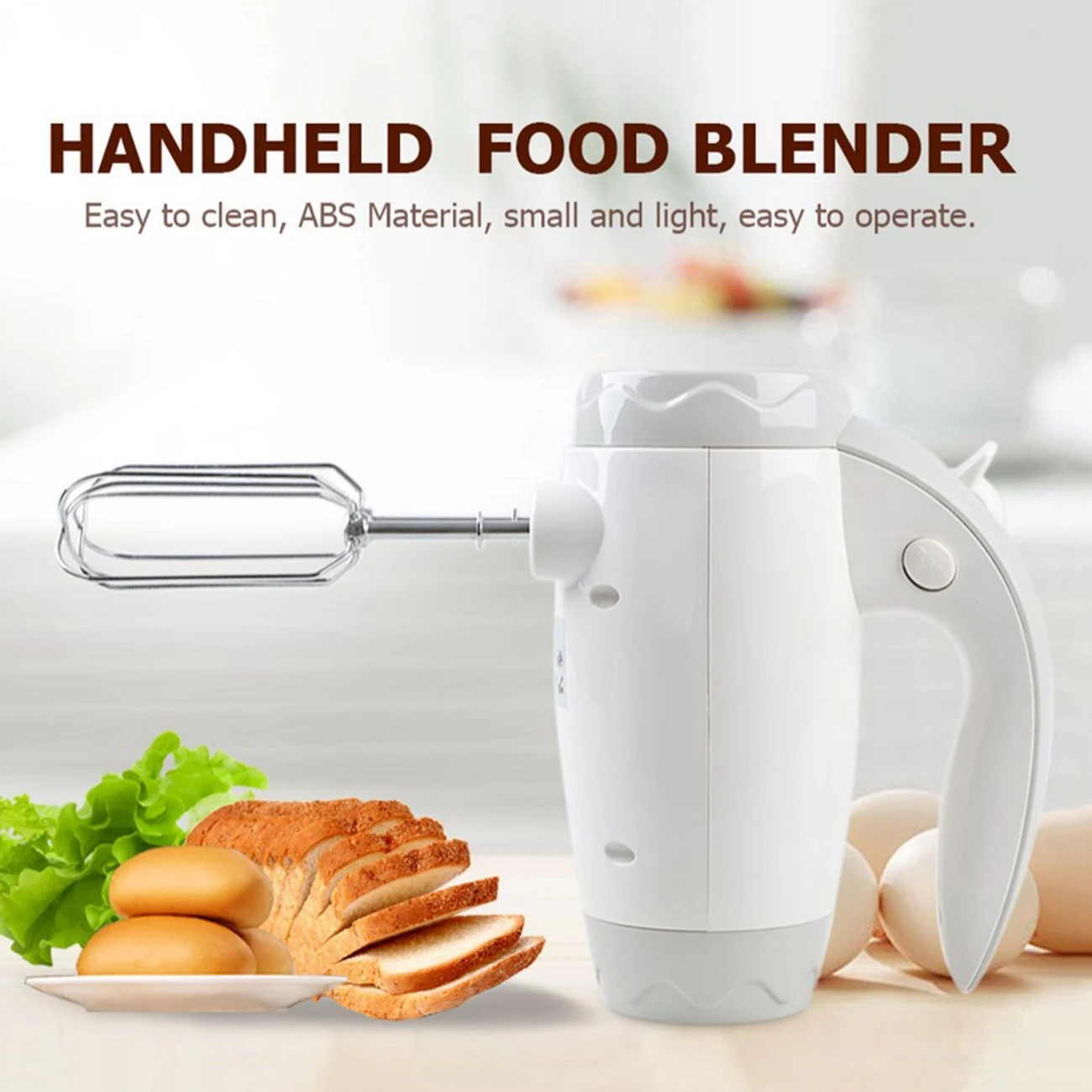 

High Power Electric Food Mixer Hand Blender Dough Blender Egg Beater Hand Mixer For Kitchen